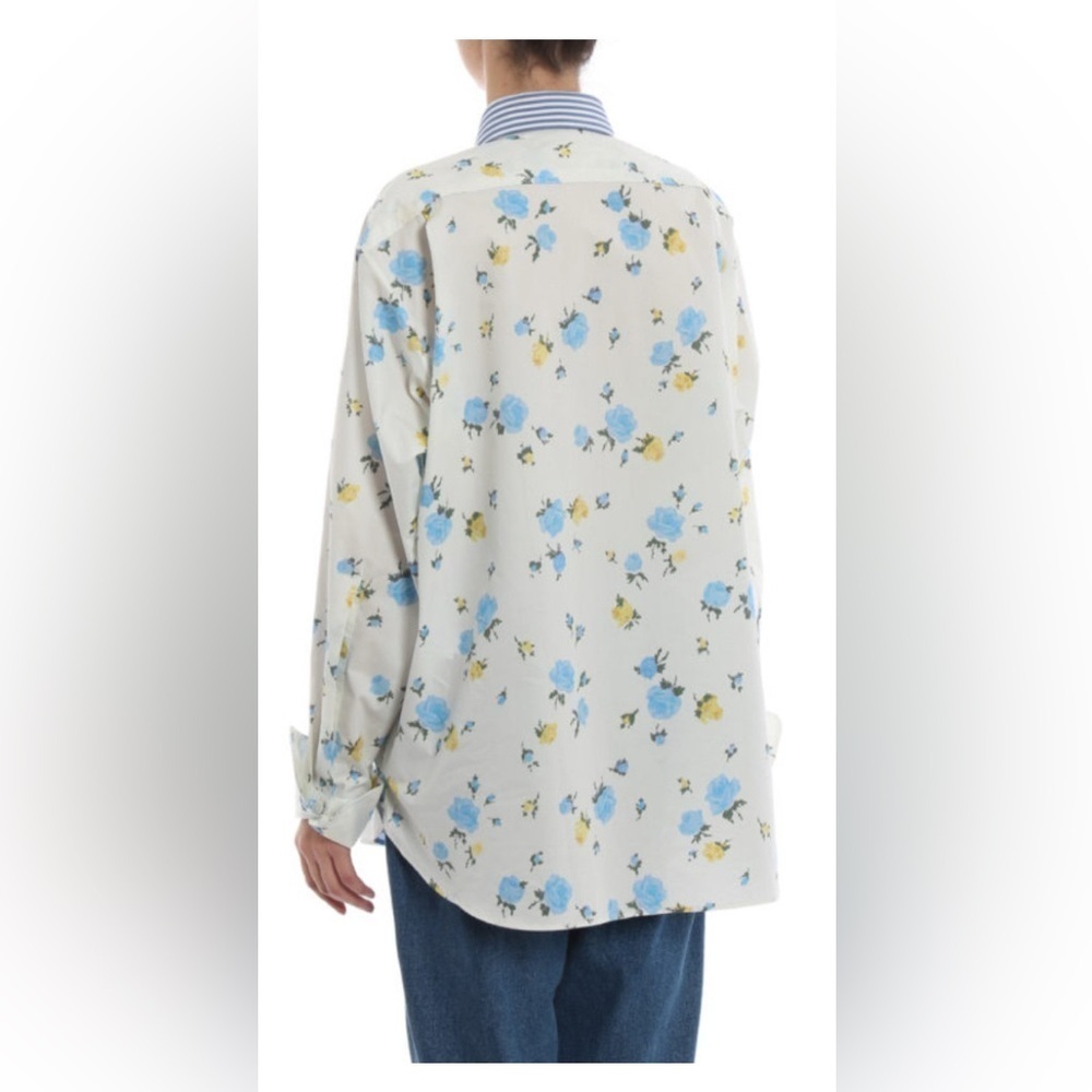 Golden Goose Jessie Long Sleeve Flower Print Shirt Small - Picture 4 of 7